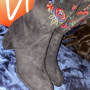 Suede Knee high boots (brand new)